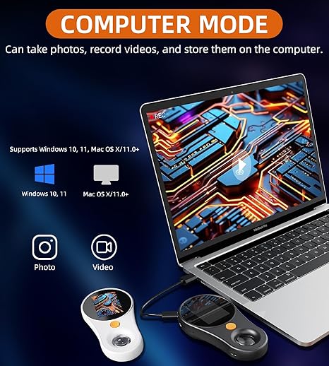 Handheld Digital Microscope PortablePocket Microscope 2-inch Screen