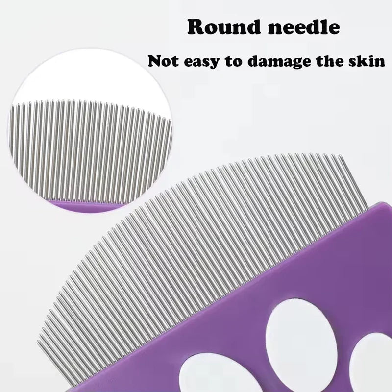 Curved Flea & Grooming Comb for Dogs and Cats