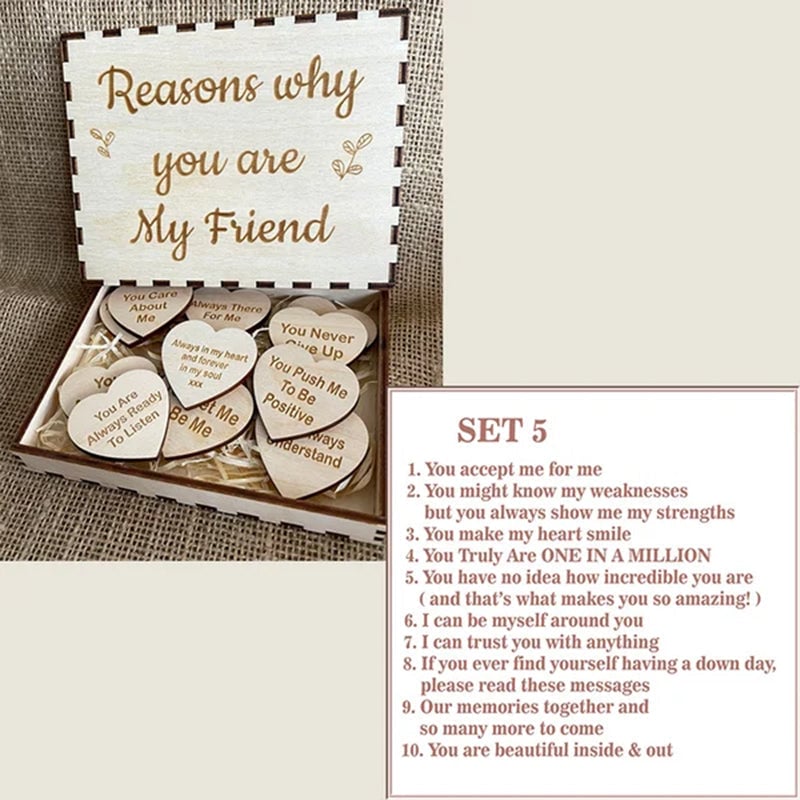 Reasons Why You Are My Friend -Friendship Gift