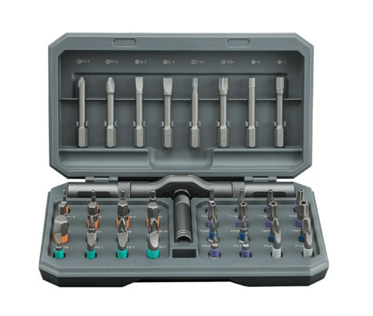 24 in 1 DlY Screwdriver Set Magnetic Compact and Portable Ratchet Screwdriver