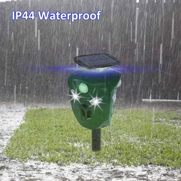 Three-ways Solar Animal Repeller (Pro Version)