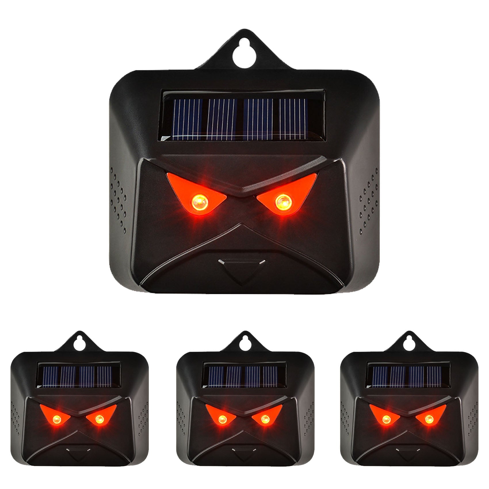 Solar Nocturnal Red LED Lights Animal Repeller