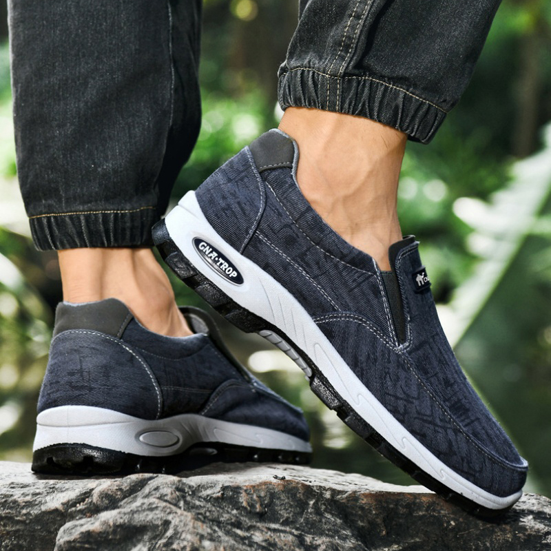 Men's  Slip-On Orthopedic Shoes– Arch Support Sneakers for Casual Shoes, Lightweight Walking Shoes for Foot and Heel Pain Relief