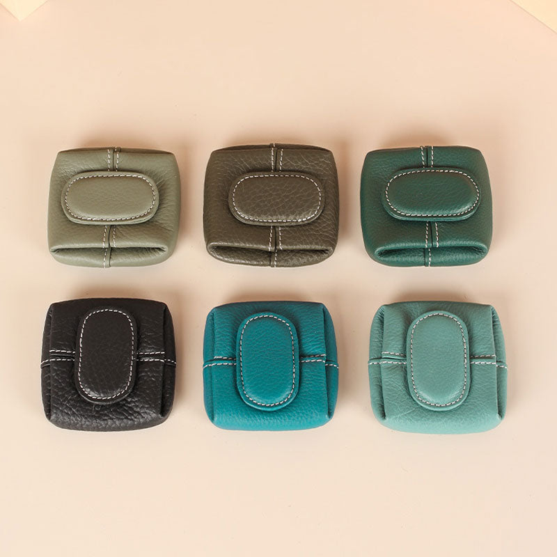 Premium Leather Mini Coin Wallet – Easy Access