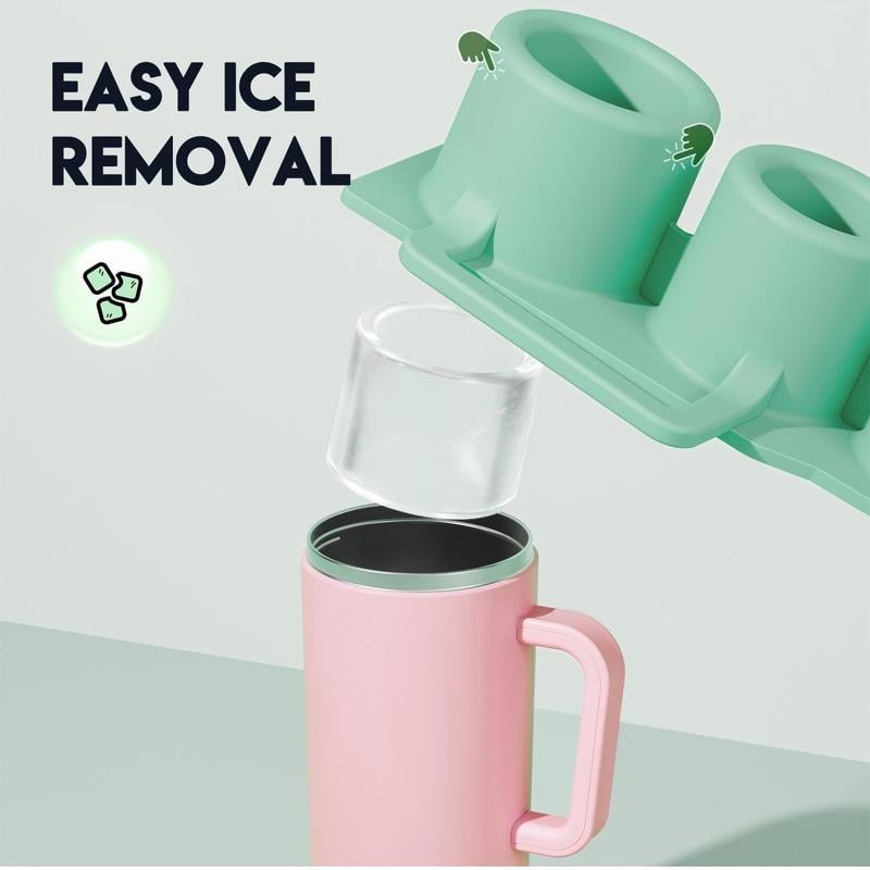 Cylinder Ice Mold for Tumbler Cup