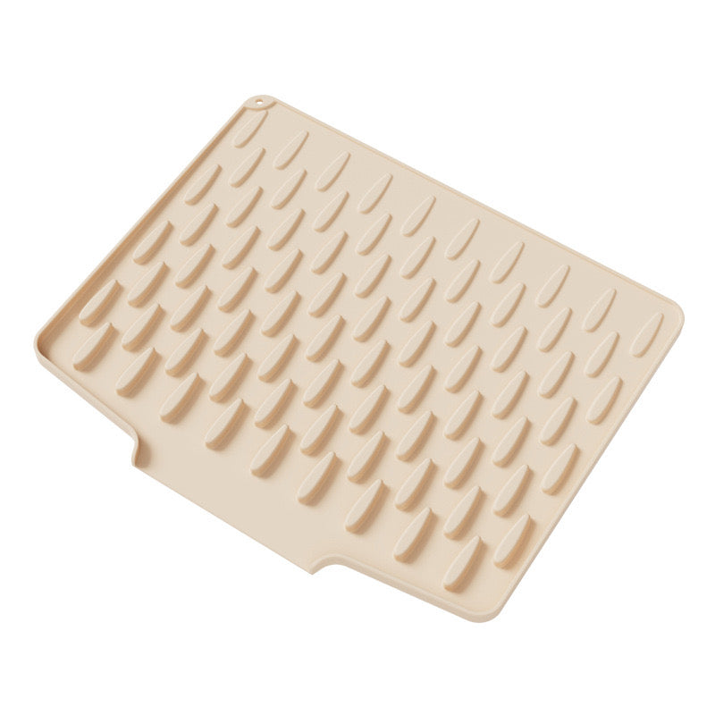 SlopeFlow Pro DryMat: Heat-Proof Silicone Drain Board with GripGuard Tech