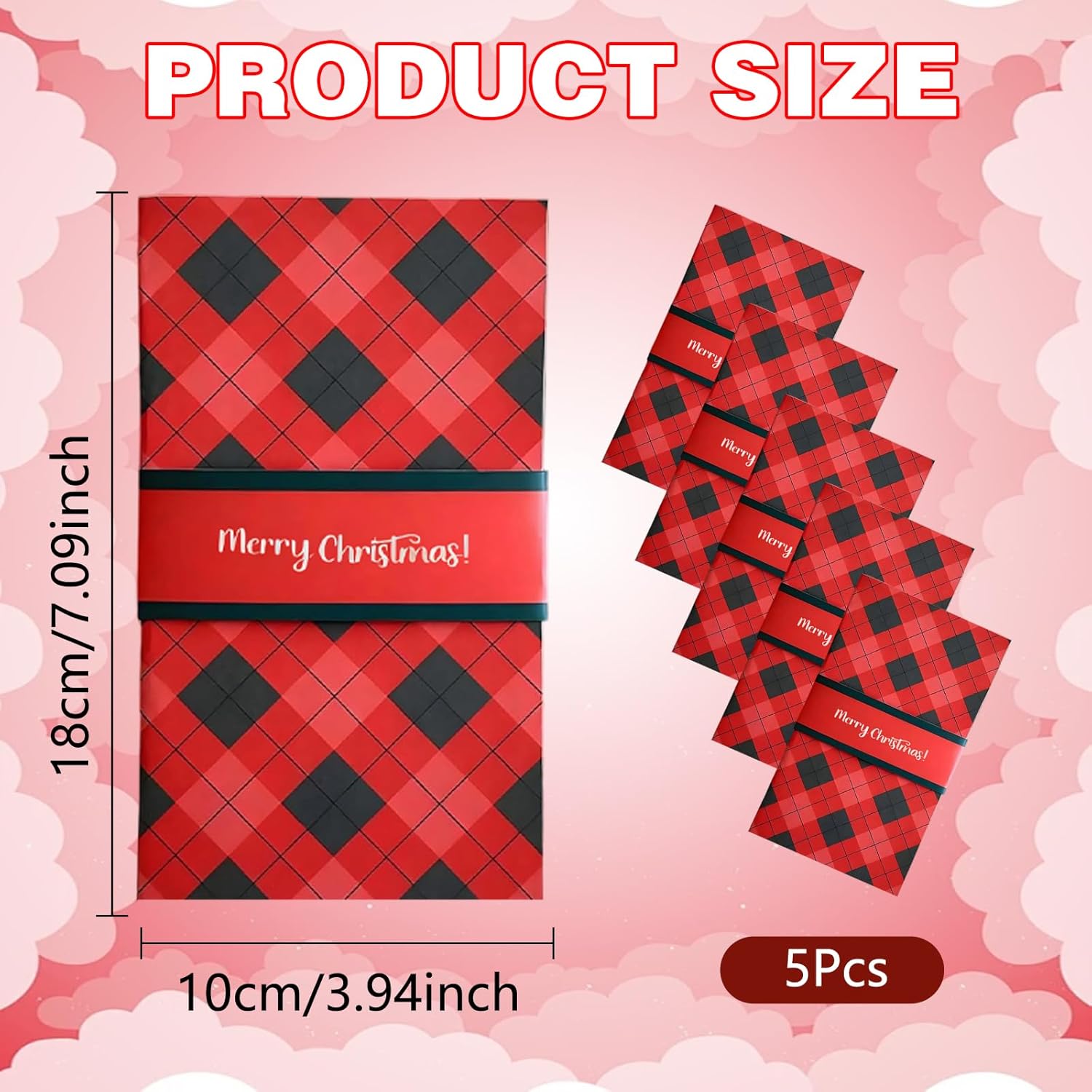 Handmade Christmas Gift Card Holder Book