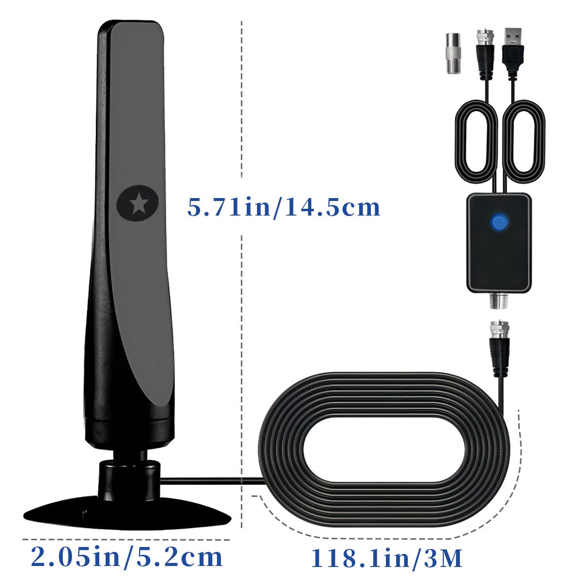 1080P TV antenna HD Receiver