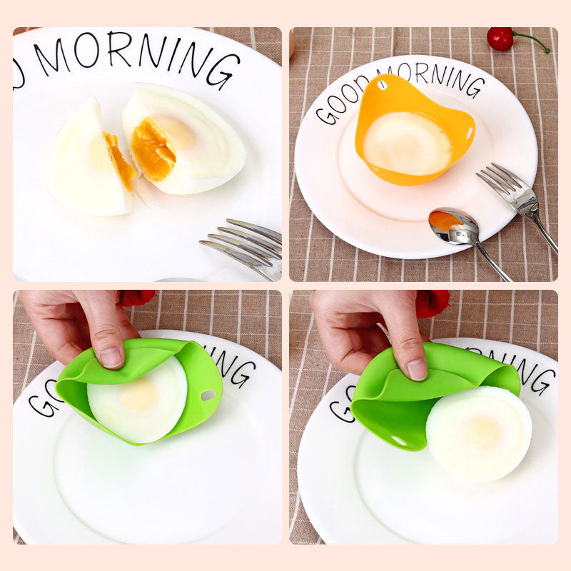 1 SET(5 PCS) Silicone Egg Mold