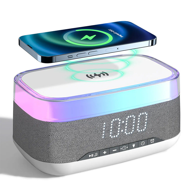 Intelligent Multifunctional Alarm Clock Power Bank Bluetooth Speaker