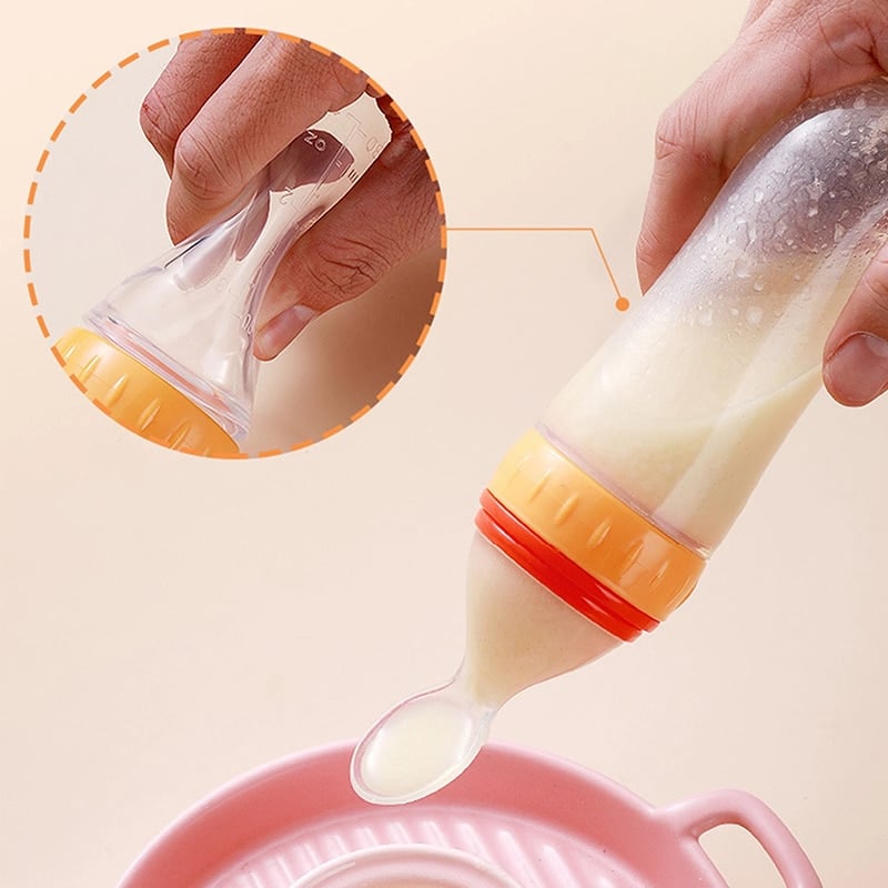 Squeezable Baby Spoon Bottle