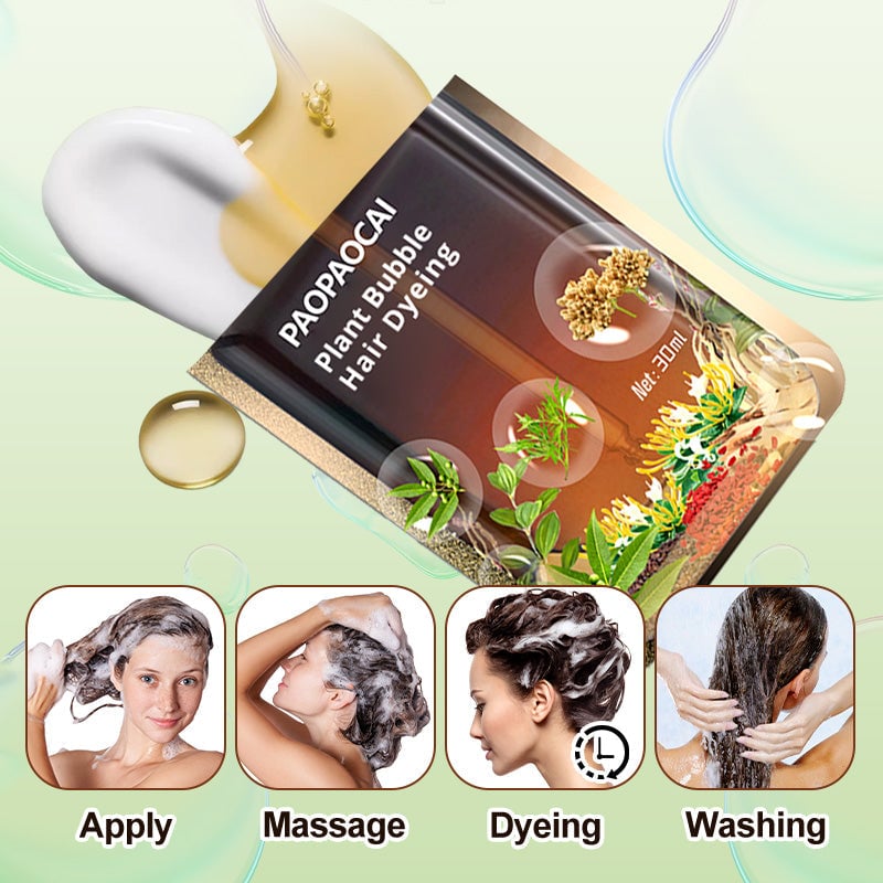 10 Packs Plant Extract Non-damage Hair Dye Cream
