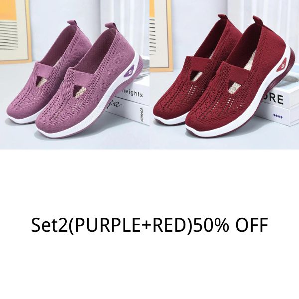 Women's Woven Breathable Soft Sole Shoes