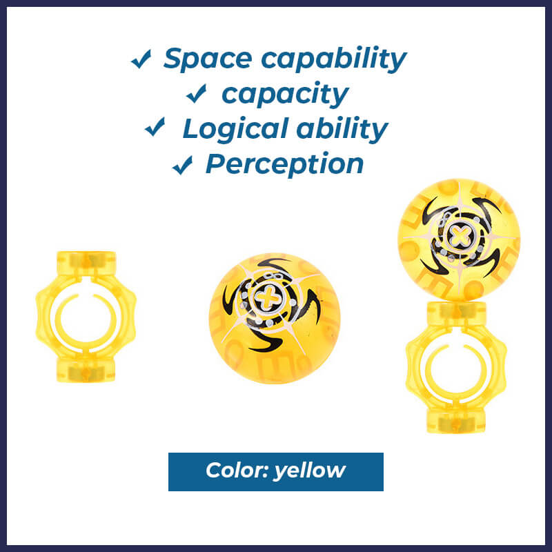 Fascinating Magnetic Rings Controlled Spinner Ball