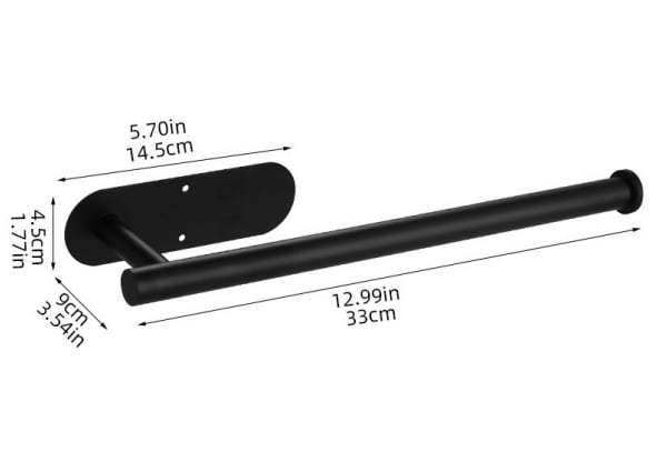 Under Cabinet Paper Towel Holder | No-Drill Mounting | Maximize Counter Space