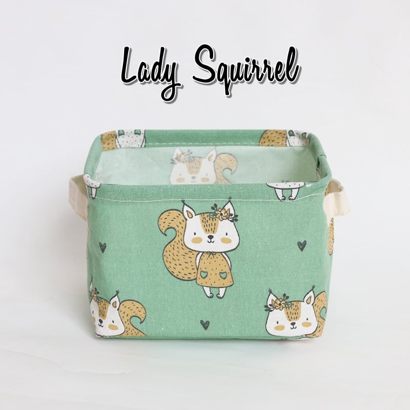 Foldable Canvas Cartoon Storage Box