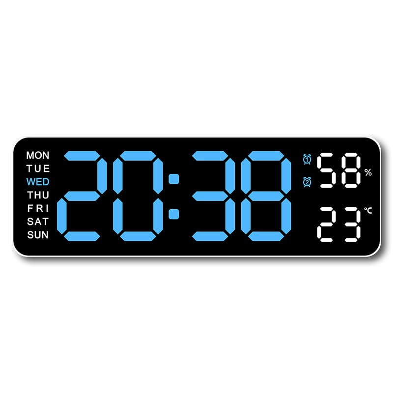 2024 Upgraded Digital Wall Clock Large Display