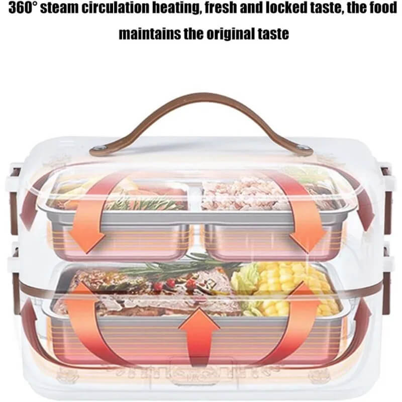 Multi-Functional Portable Plug-In Cooking Office Insulated Lunch Box