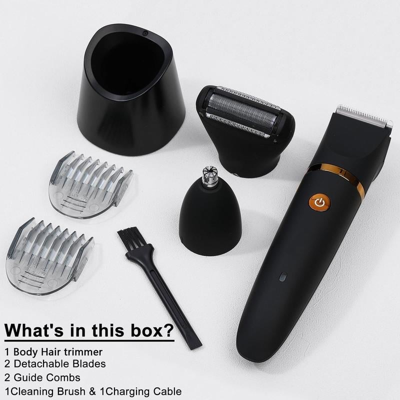 Hot Sale-3 in 1 Electric Body Hair Trimmer for Men