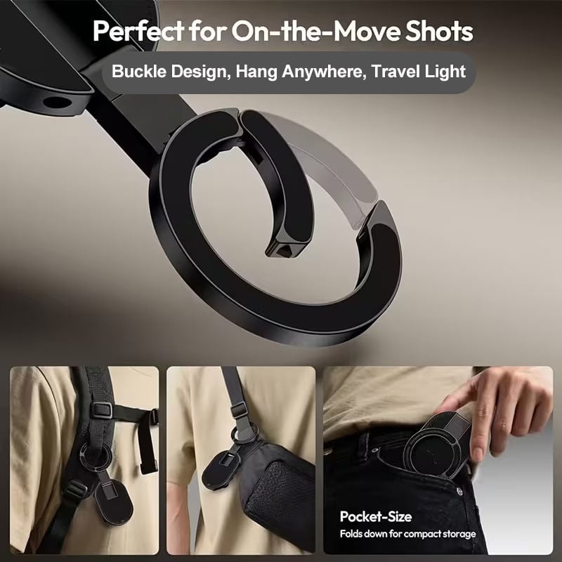 3-in-1 Magnetic Suction Cup Phone Mount – The Ultimate Versatile Holder for Car, Desk & More