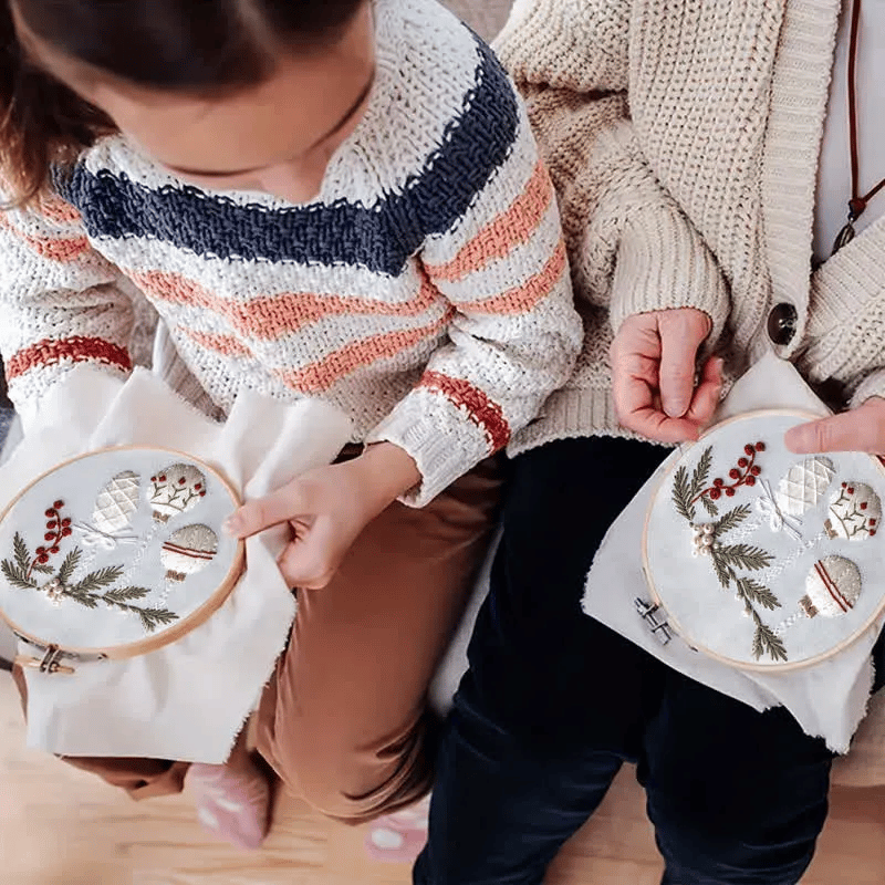 DIY Embroidery Kit-Christmas Cheer in Every Stitch