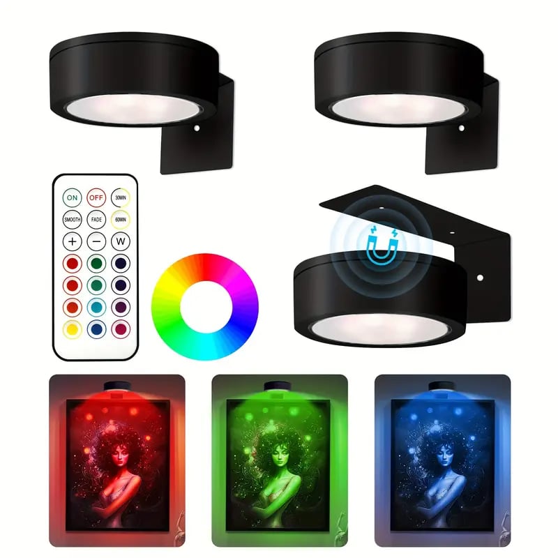 ✨Last Day 49% OFF - Magnetic Painting Light with 13 Lighting Modes