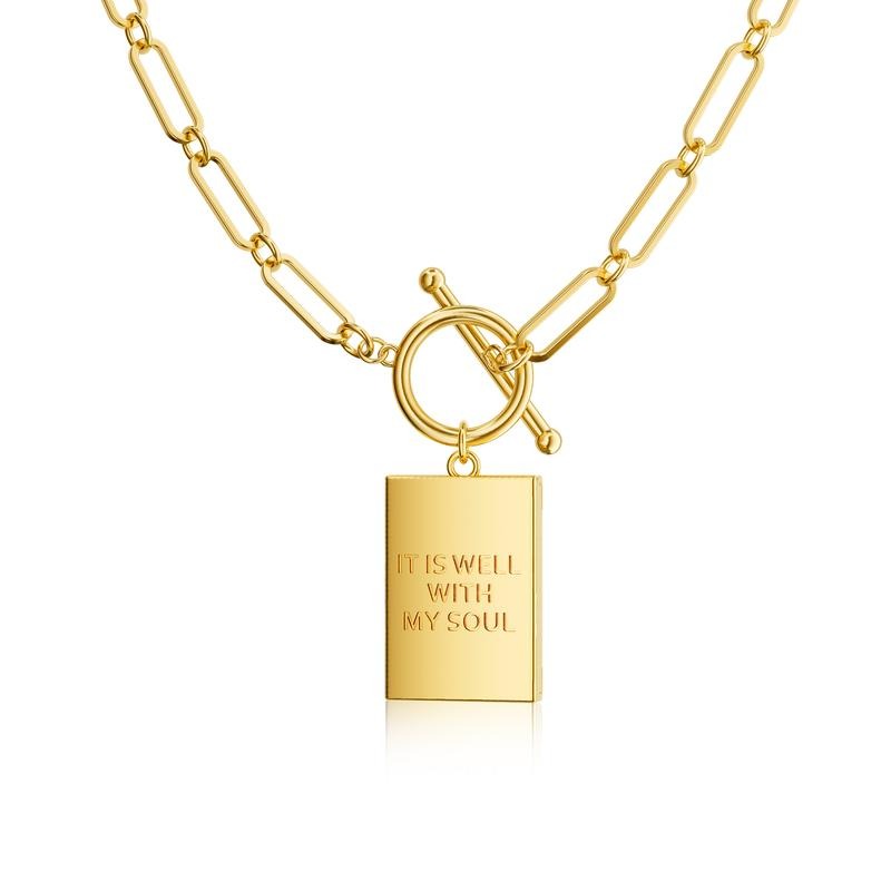 14K Gold Plated Paperclip Chain