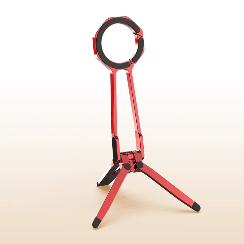  For Magsafe Phone Tripod Dual-sided Magnetic Phone Holder 360° Rotating Portable Cell Phone Holder