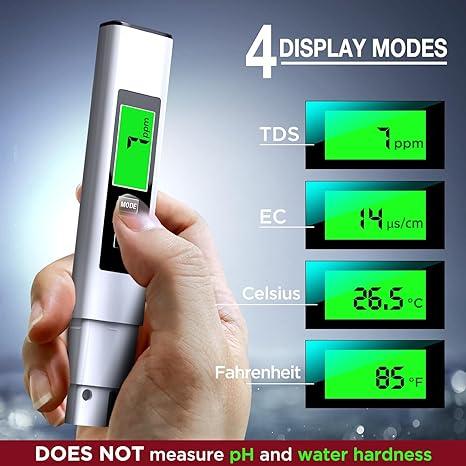 2025 All-New 4 in 1 Tds Meter Digital Water Tester