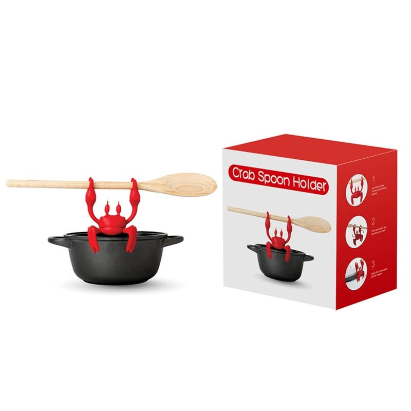 Silicone Crab Utensil Holder