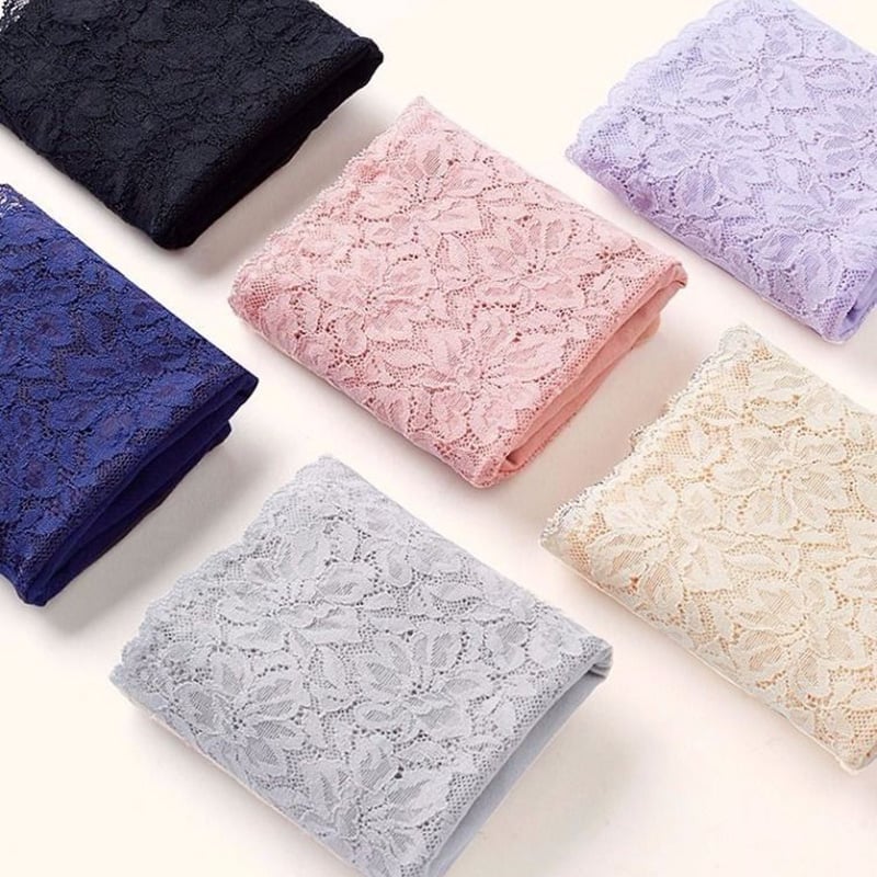 Cotton Lace High Waist Body Shaper Moisture Absorbent Antibacterial Underwear