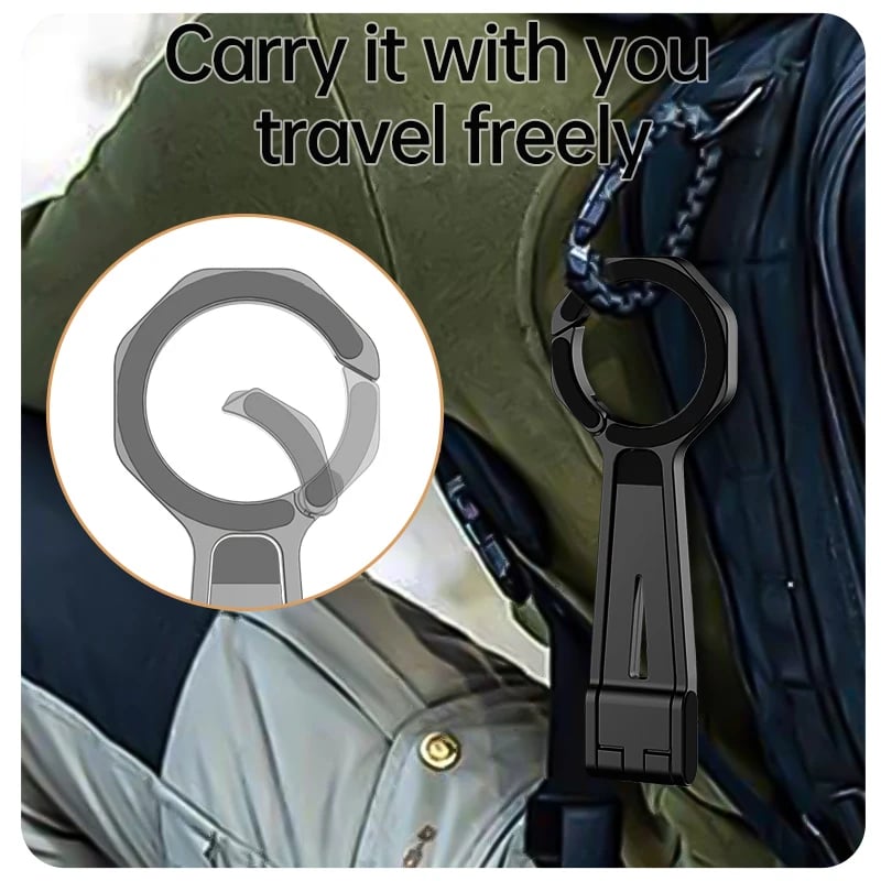  For Magsafe Phone Tripod Dual-sided Magnetic Phone Holder 360° Rotating Portable Cell Phone Holder