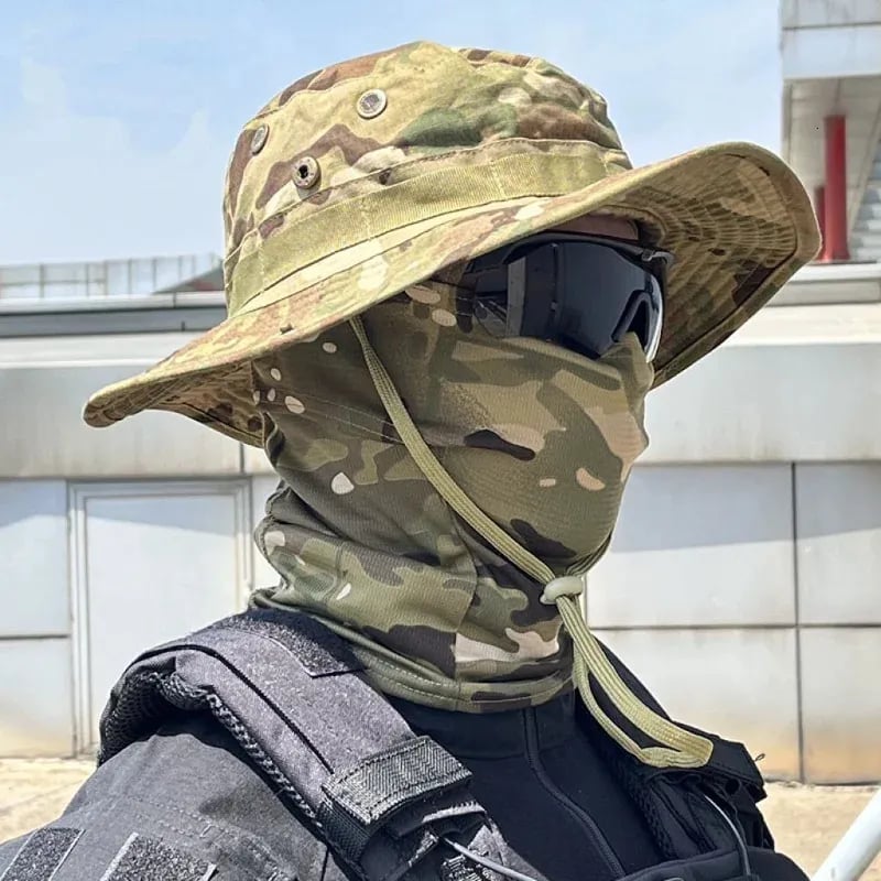 Hot Selling Now & Cooling Neck Gaiter Face Mask Boonie Hat Set!