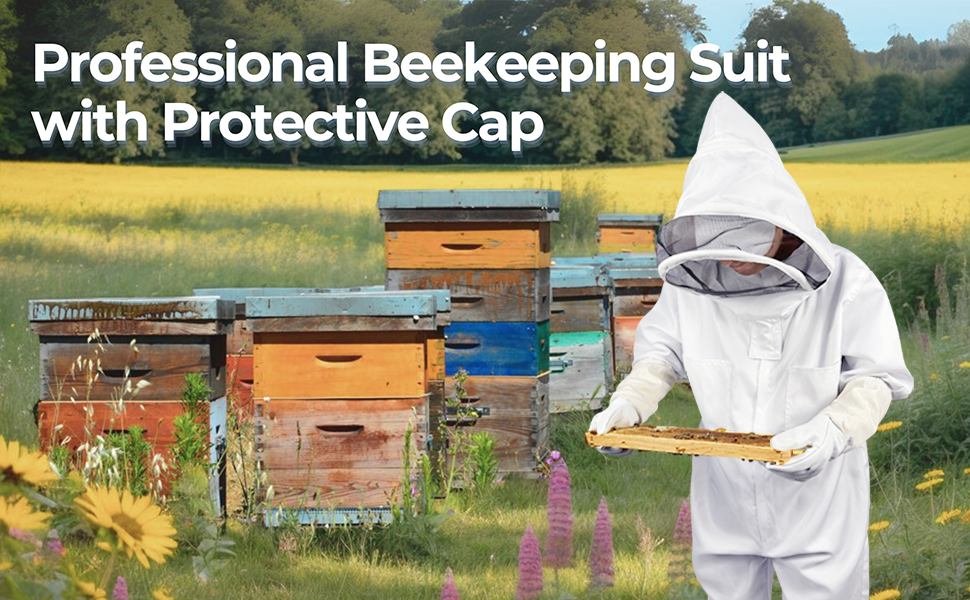 Professional Beekeeping Suitwith Protective cap