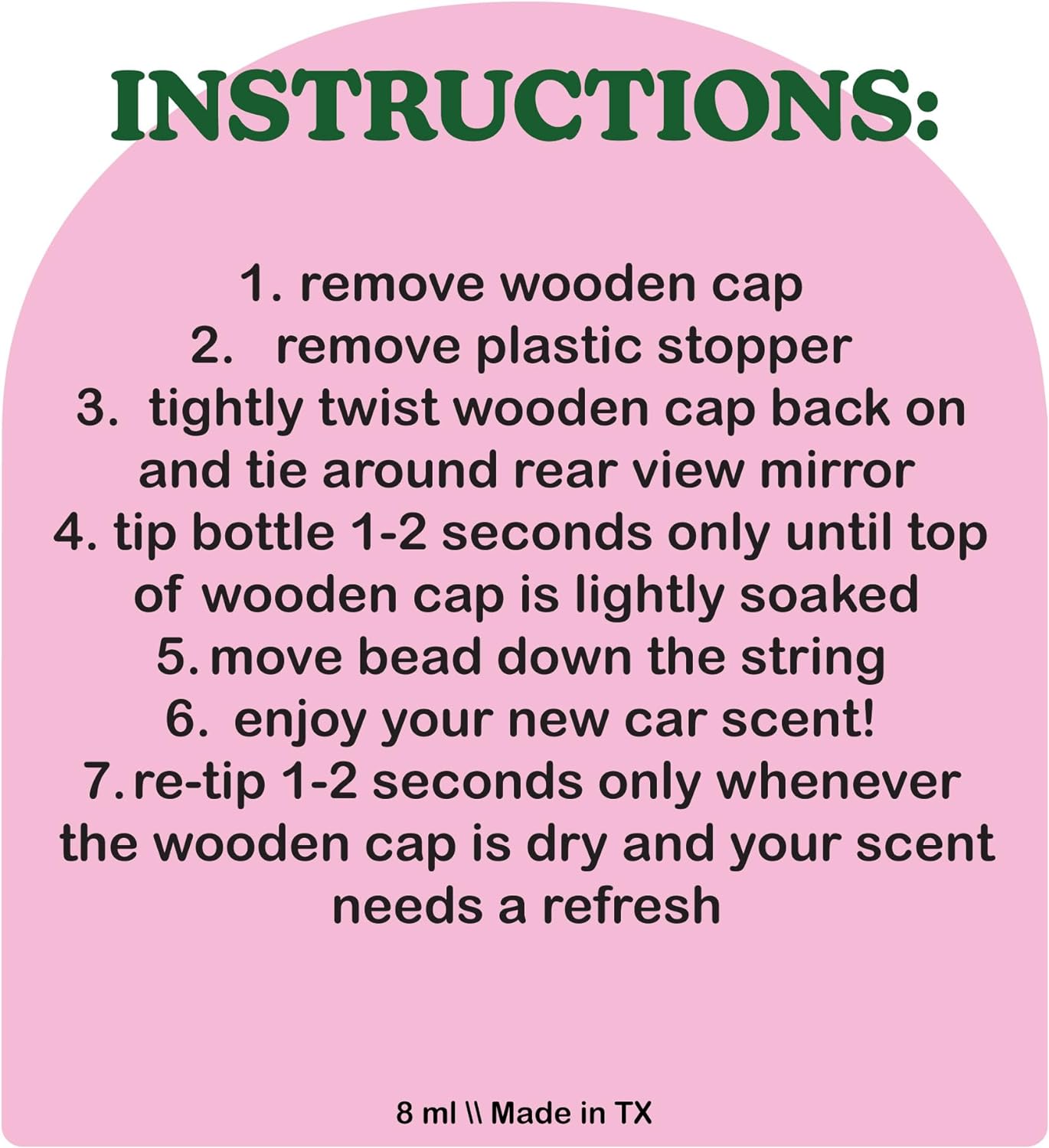 Car Air Freshener and Essential Oil Diffuser