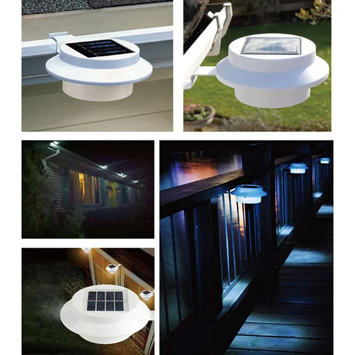 Outdoor Solar Gutter LED Lights