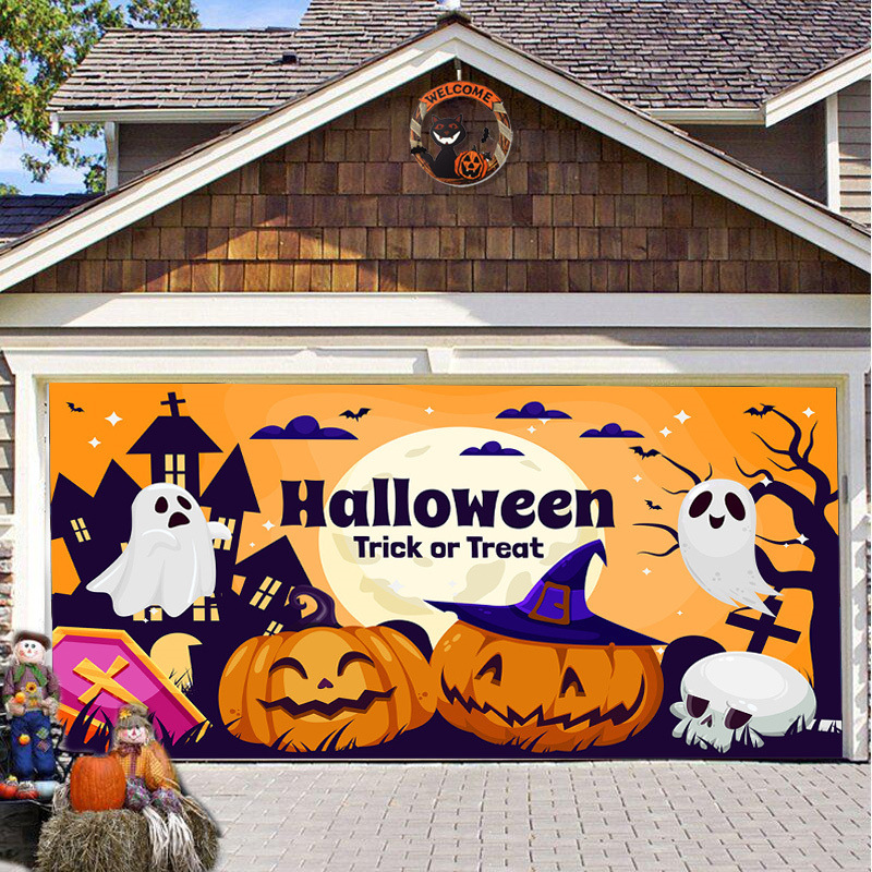 2024 Garage Door Halloween Cover