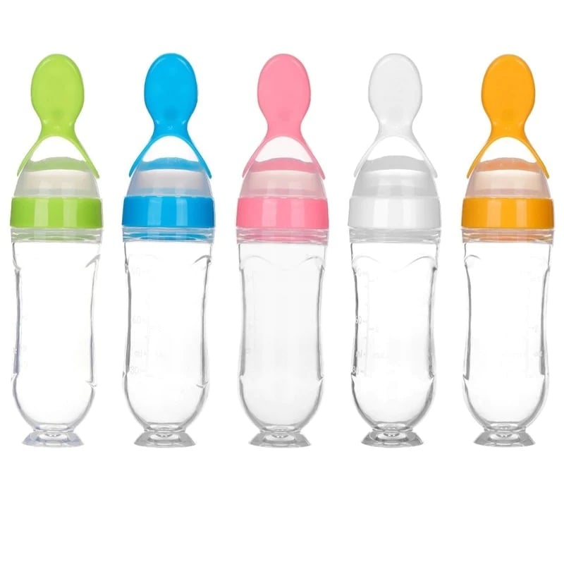 Squeezable Baby Spoon Bottle