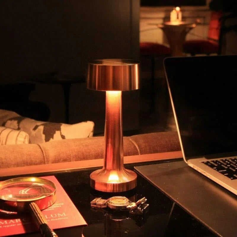 Retro Rechargeable LED Metal Table Lamp