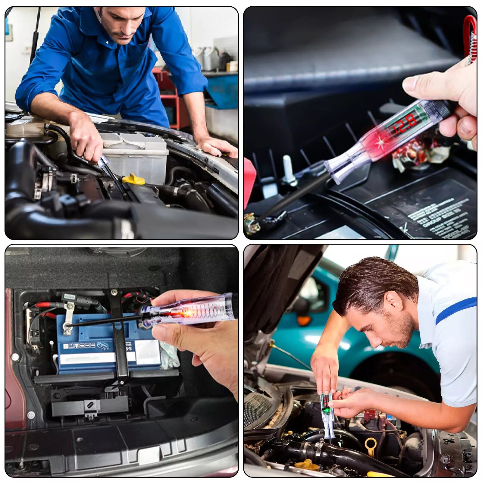 Heavy Duty 5-120V Digital LED Circuit Tester