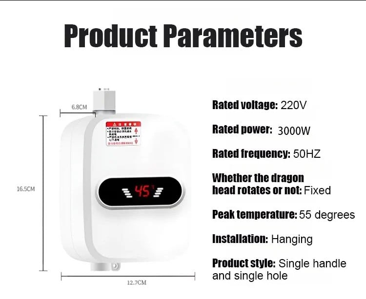 Instant Thermostatic Water Heater