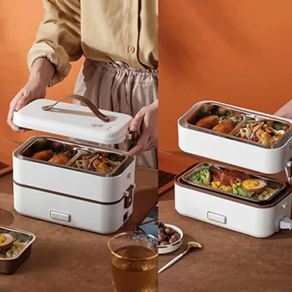 Multi-Functional Portable Plug-In Cooking Office Insulated Lunch Box