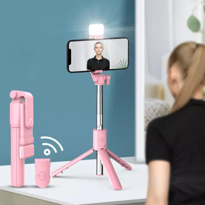2024 Autumn New 6 In 1 Wireless Bluetooth Selfie Stick