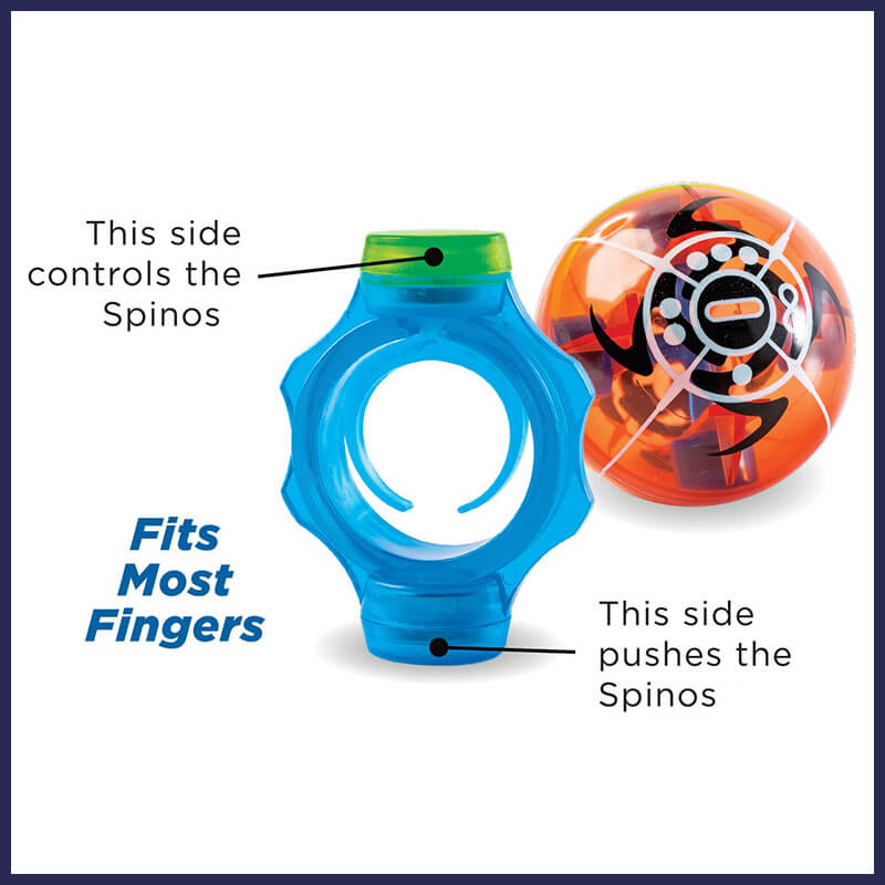 Fascinating Magnetic Rings Controlled Spinner Ball