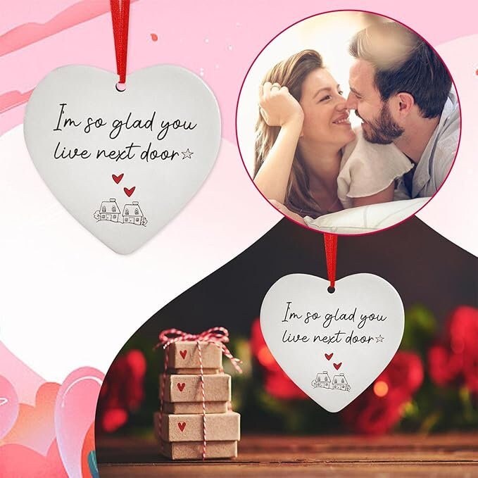 Friendship Heart Hanging Ornament（Ceramic）