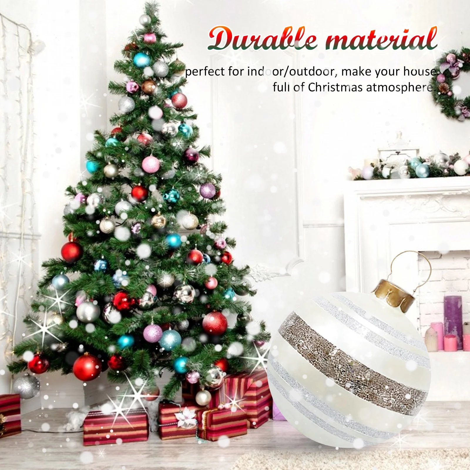 🎄Preheat 2025 Sale 49% OFF!-🎈Outdoor Holiday PVC Inflatable Decorated Ball!