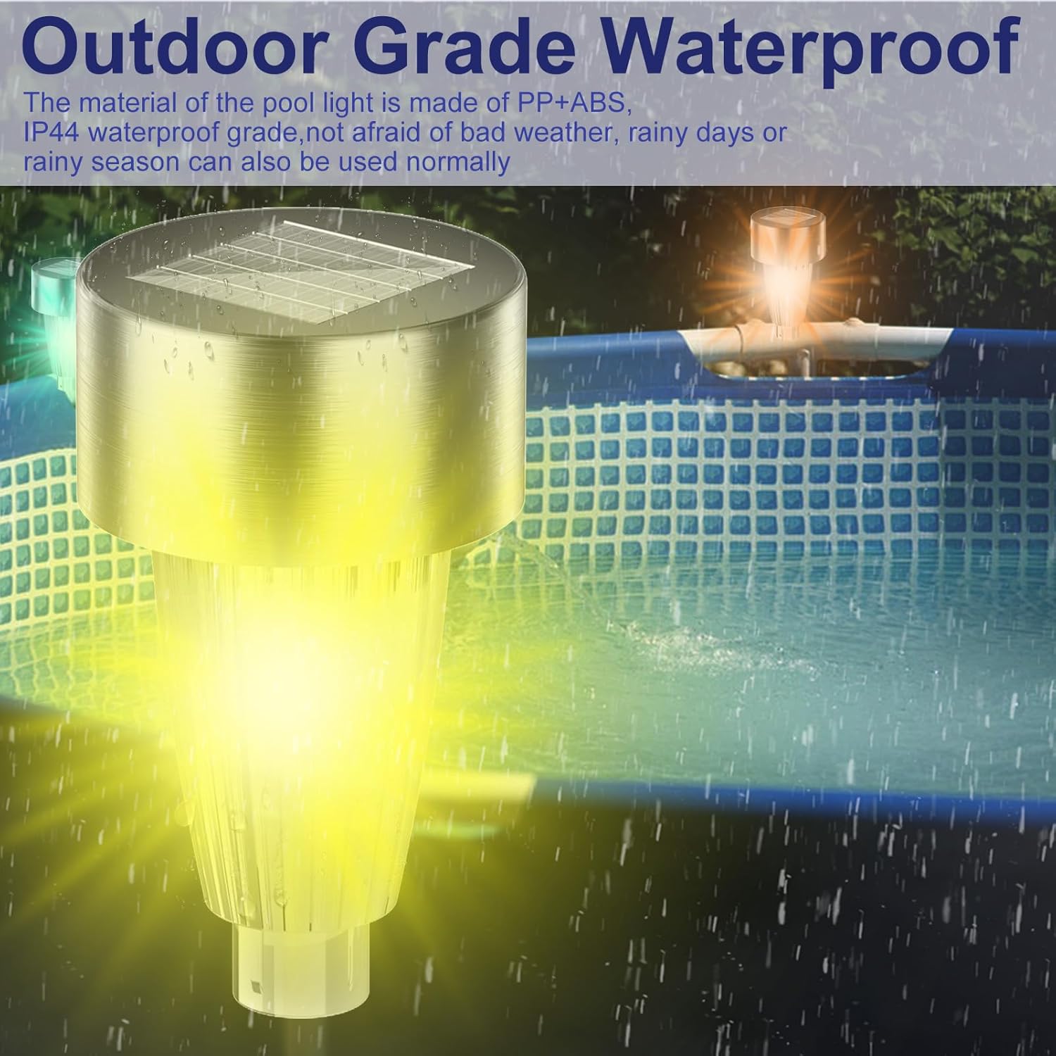 Solar Pool Lights for Above Ground Pool Frame