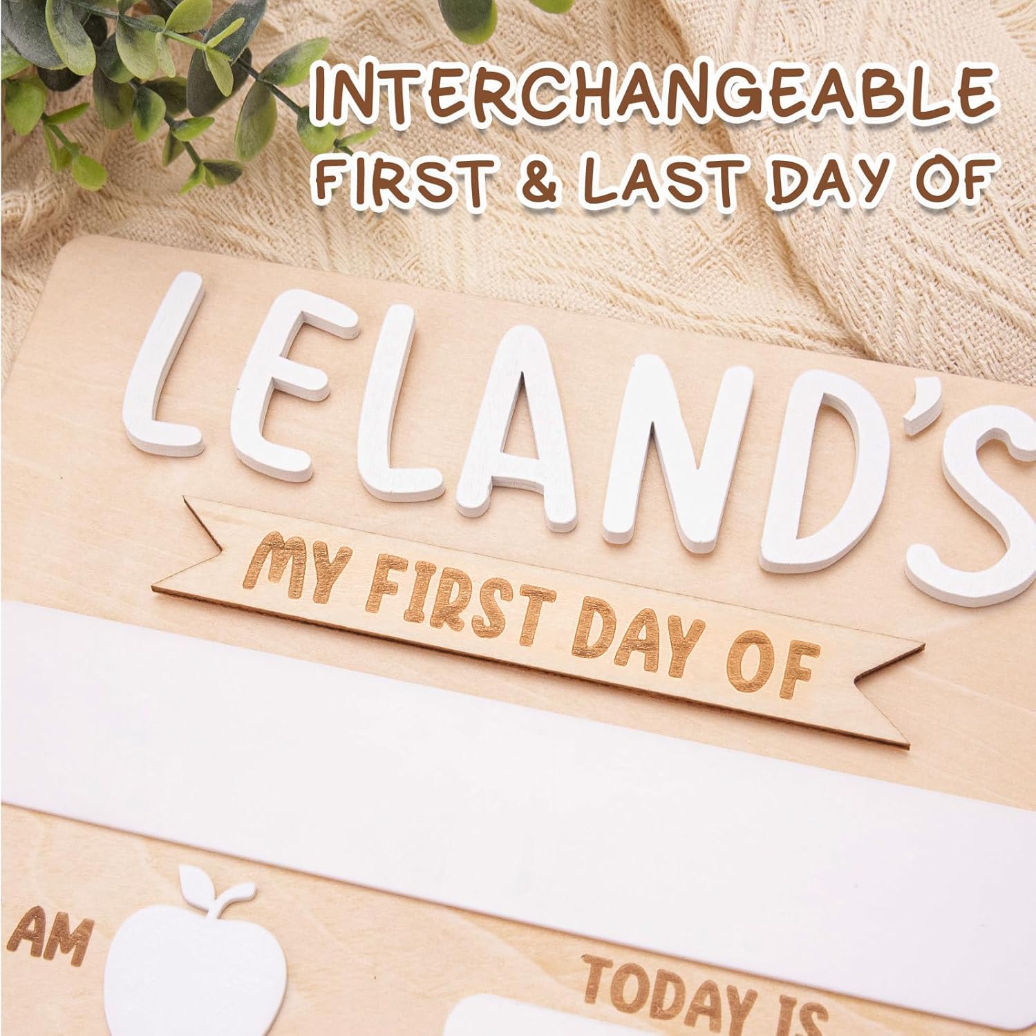 First & Last Day of School Board 