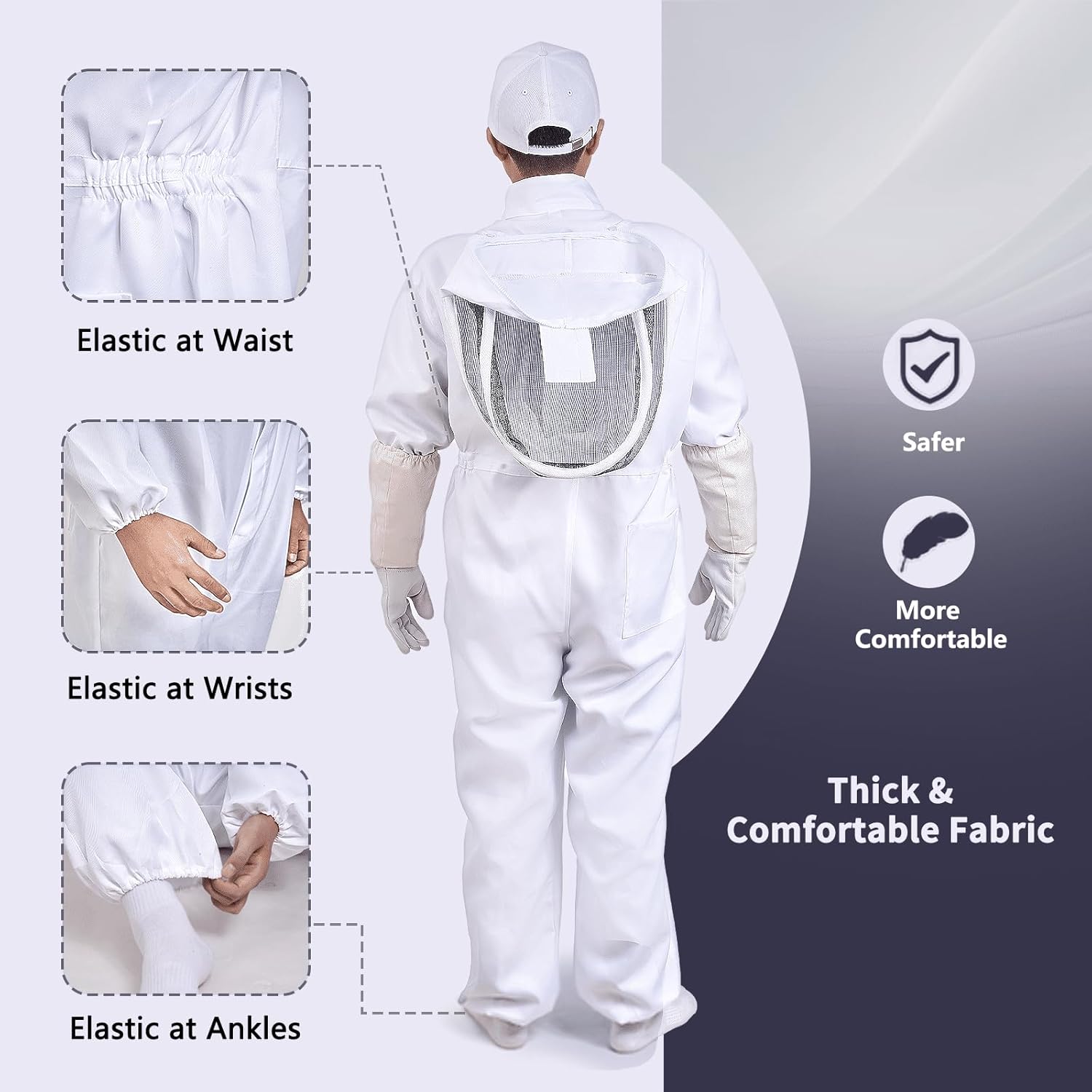 Professional Bee Suit with Gloves