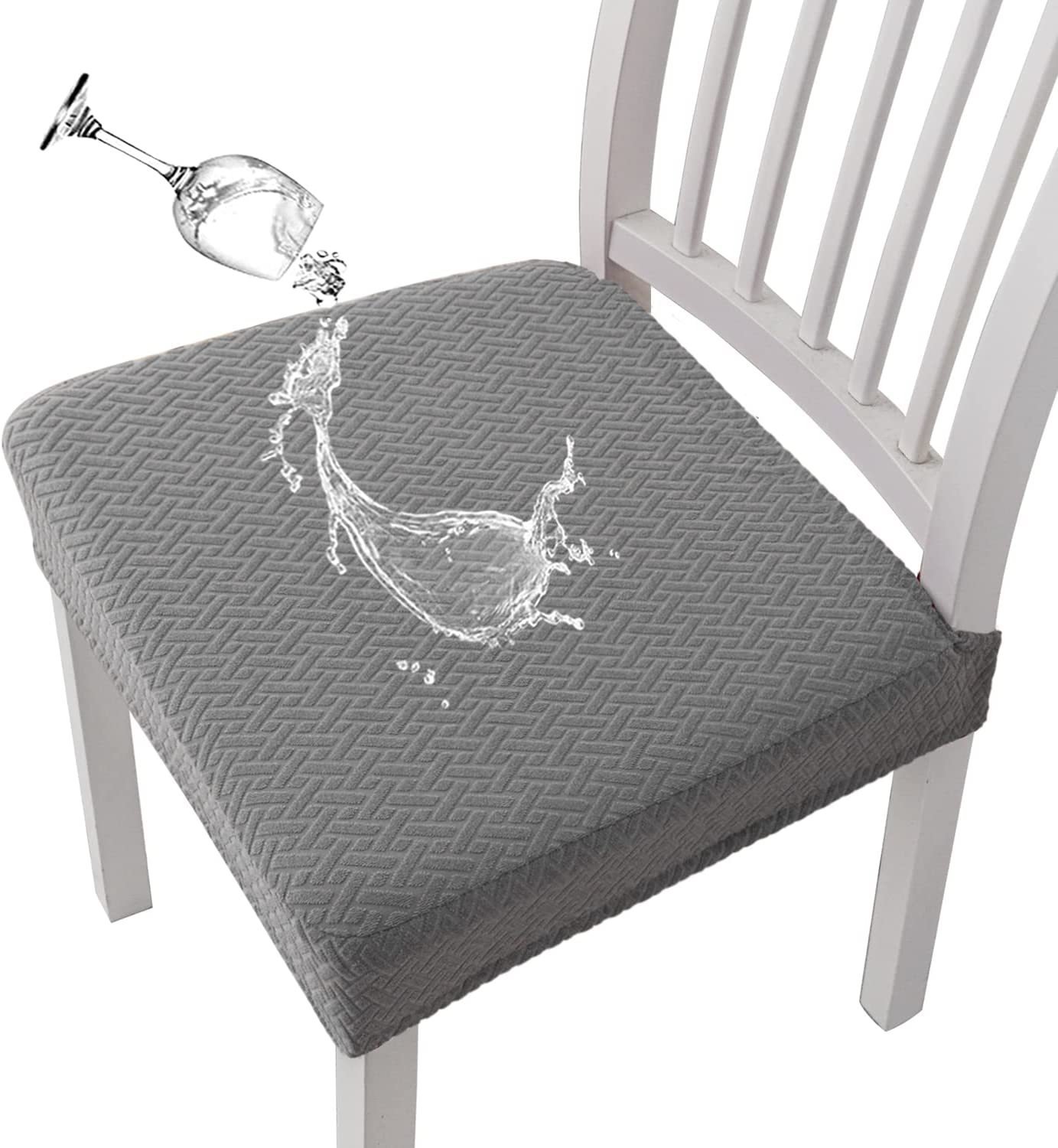 Jacquard Chair Seat Cover 